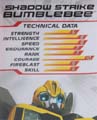 Shadow Strike Bumblebee hires scan of Techspecs